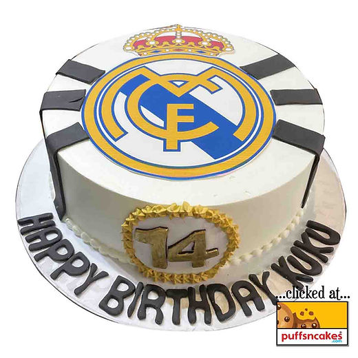 Real Madrid Decorated Cake