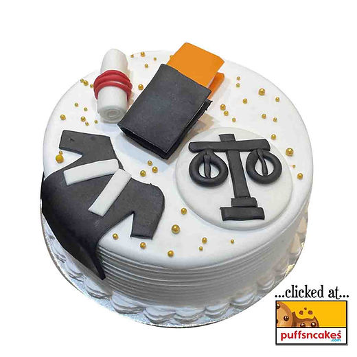 Lawyer Decorated Cake