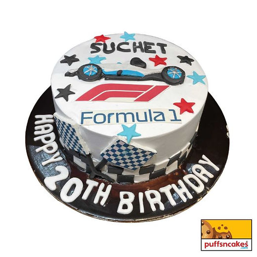 Formula 1 Decorated Cake