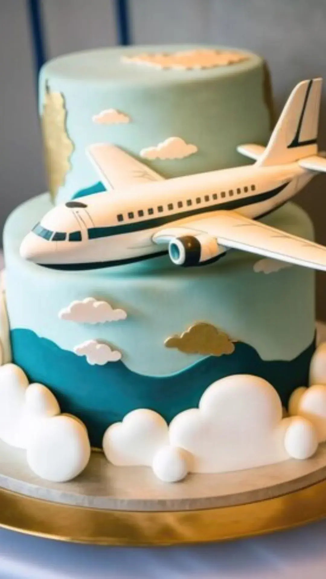 Airplane Decorated Cake