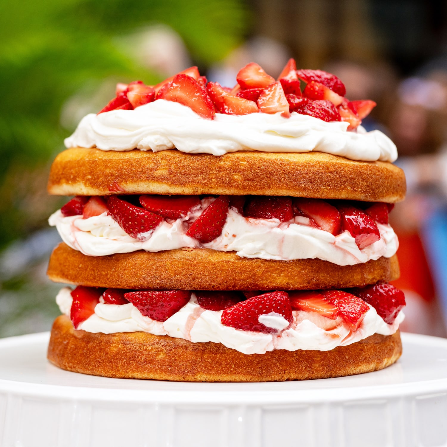 Strawberry Shortcake Decorated Cake