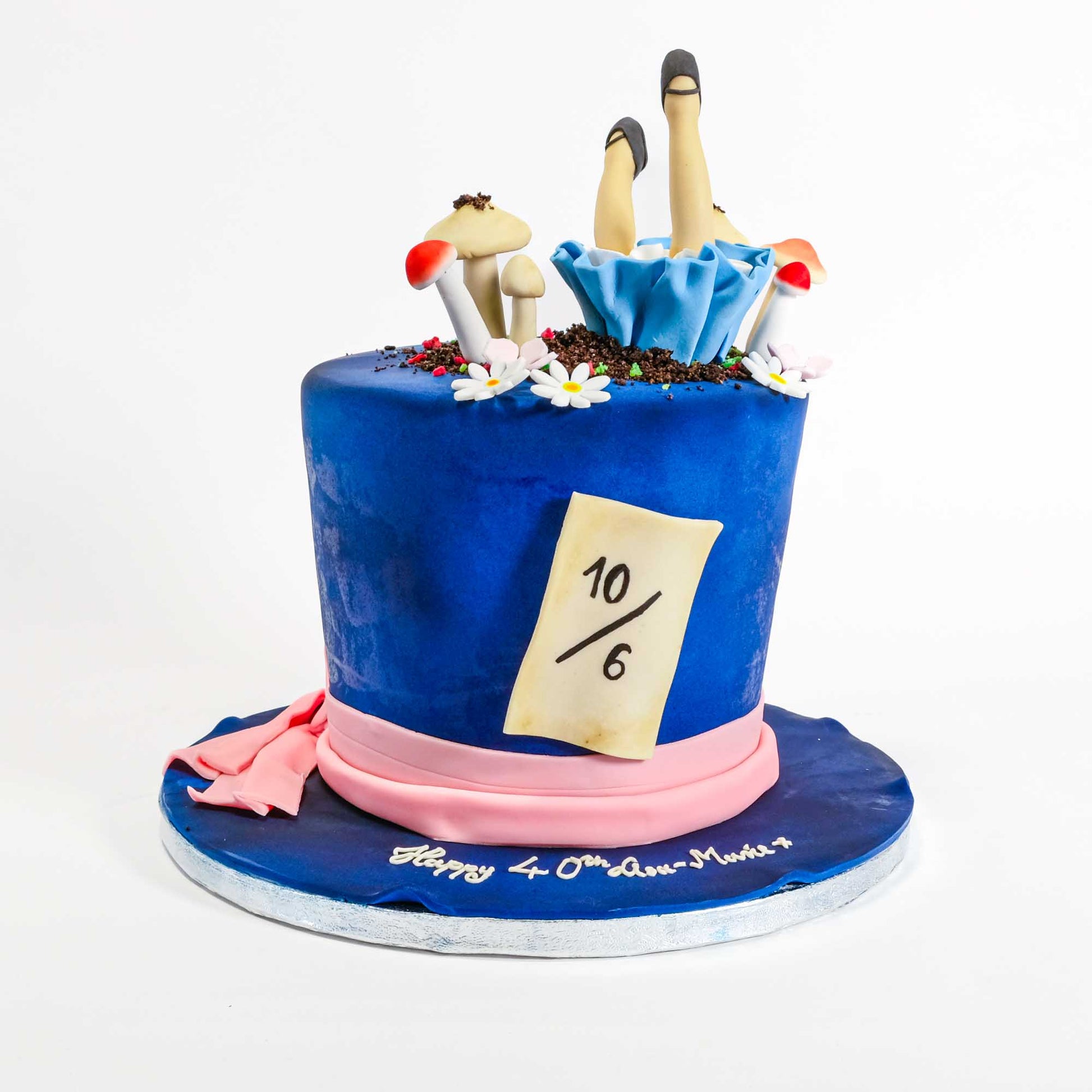 Alice in Wonderland Decorated Cake