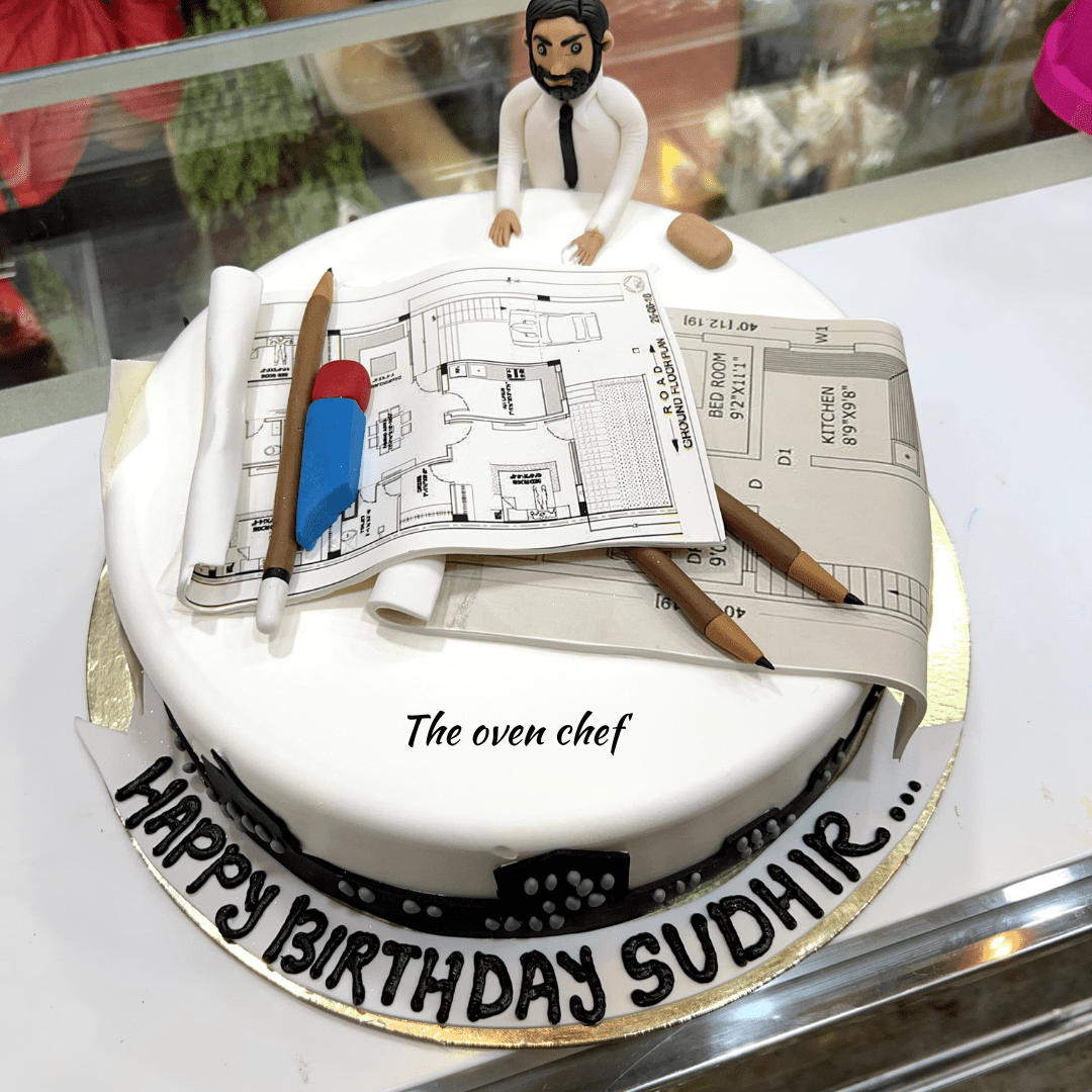 Architecture Decorated Cake