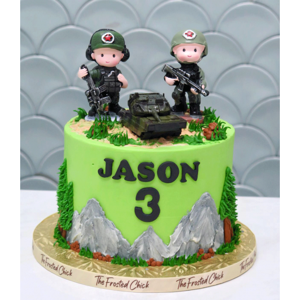 Decorated Army Cake