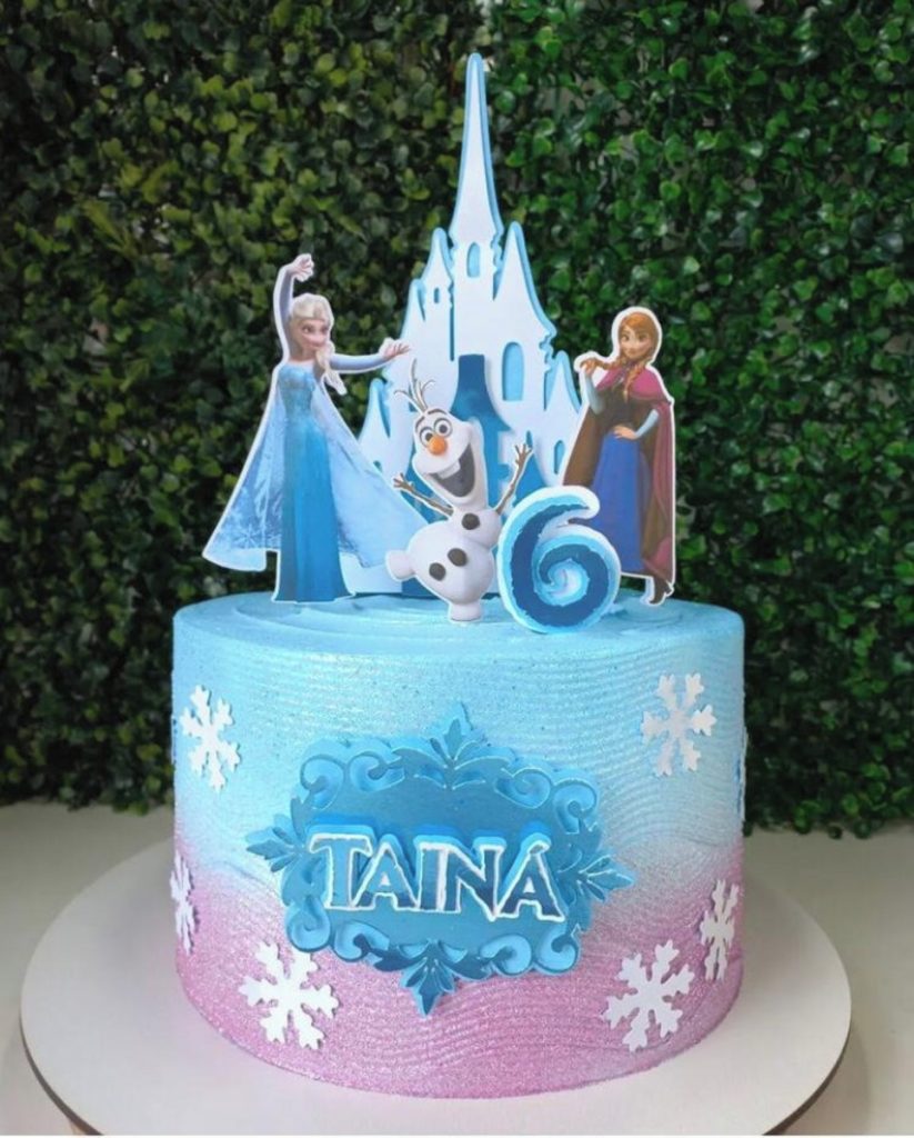 Bolo Decorado Frozen