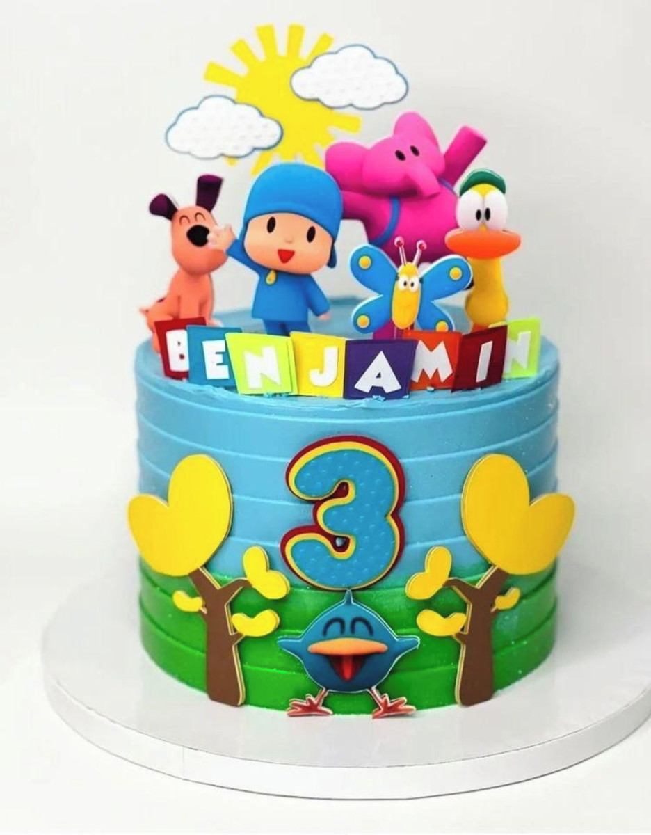 Bolo Decorado Pocoyo