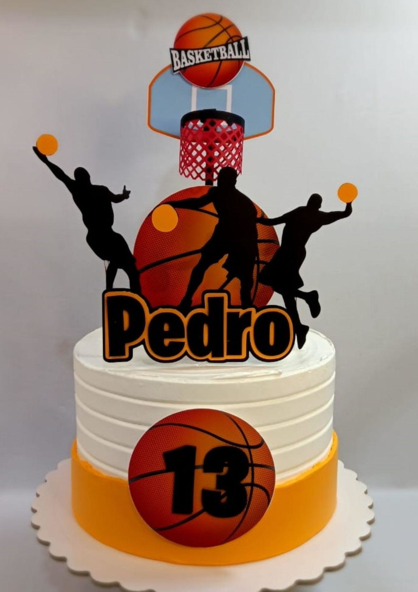 Bolo Decorado Basquete