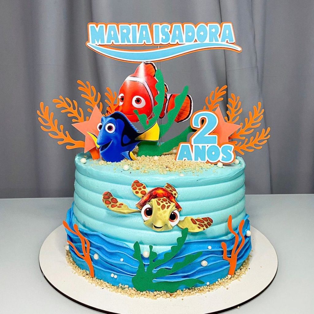 Bolo Decorado Dory