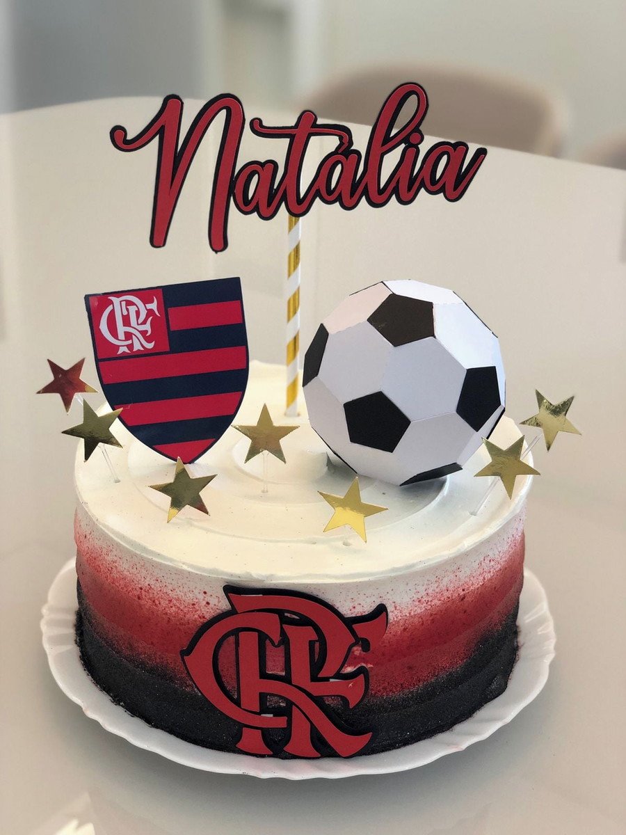 Bolo Decorado Flamengo