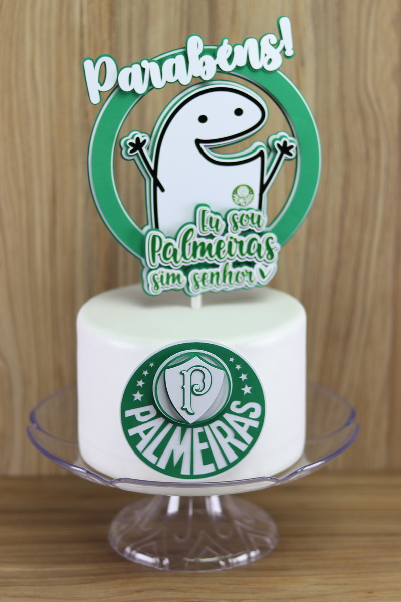 Free Palmeiras Decorated Cake