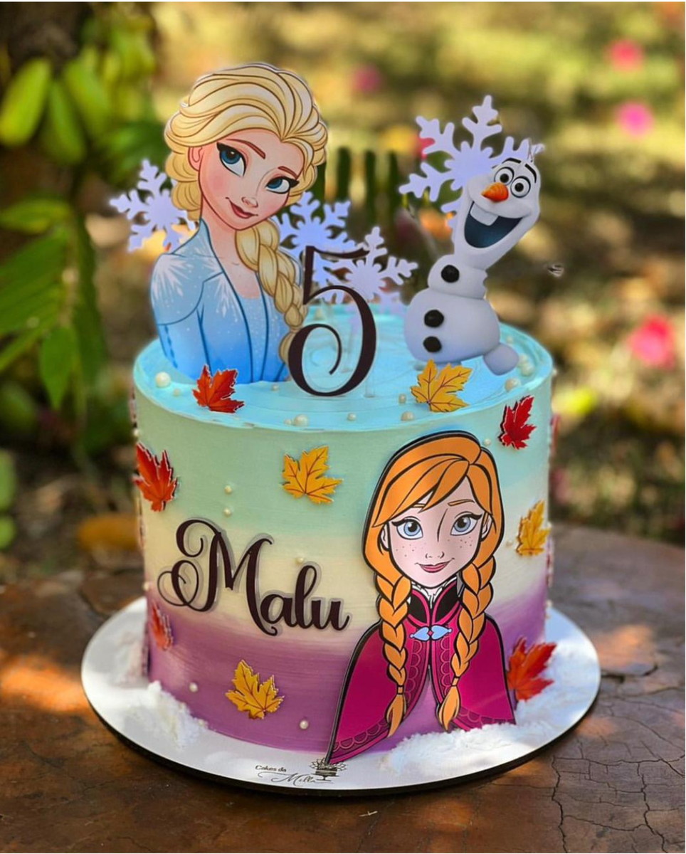 Bolo Decorado Frozen