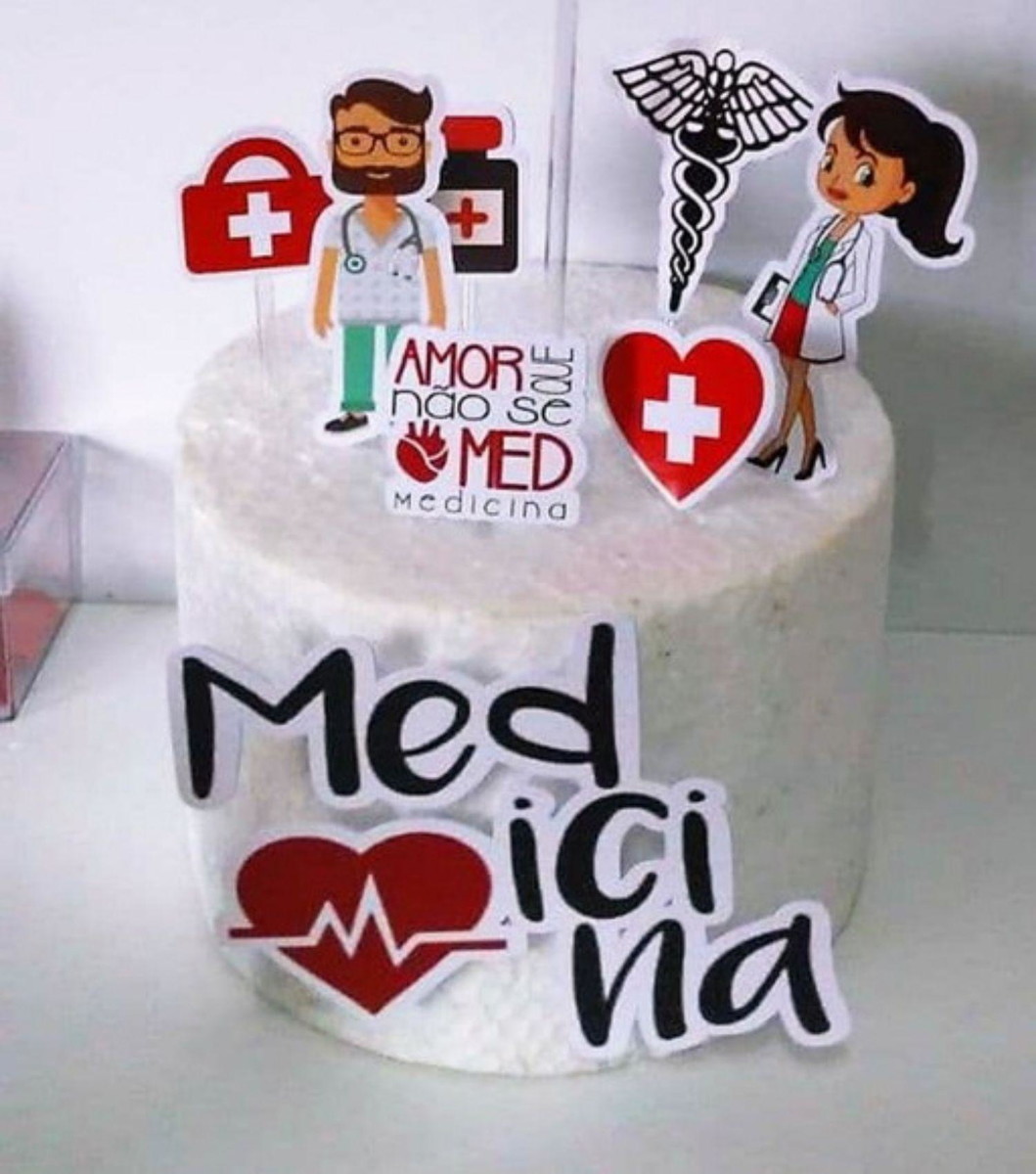 Bolo Decorado Medicina