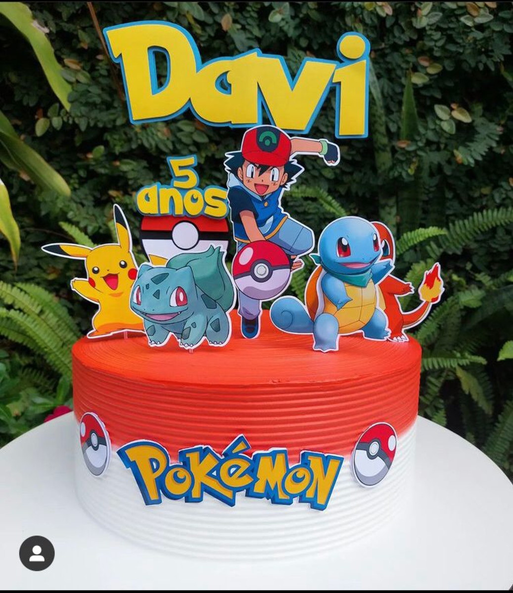 Bolo Decorado Pokemon