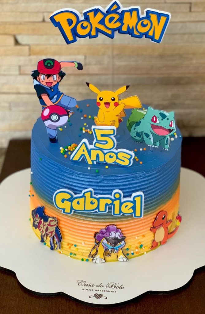 Bolo Decorado Pokemon