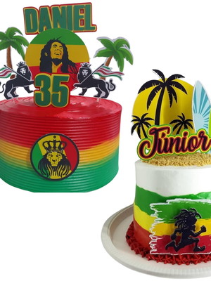 Bolo Decorado Reggae Para Facebook