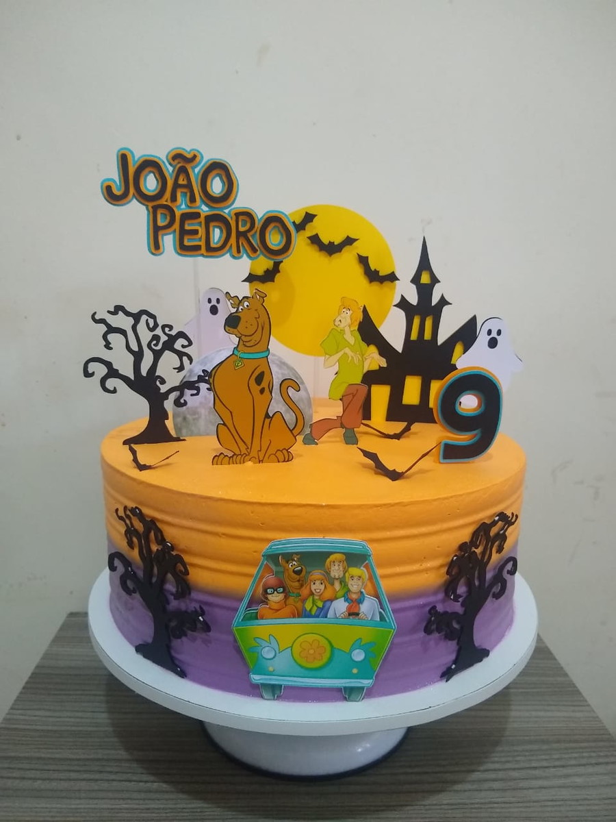 Bolo Decorado Scooby Doo