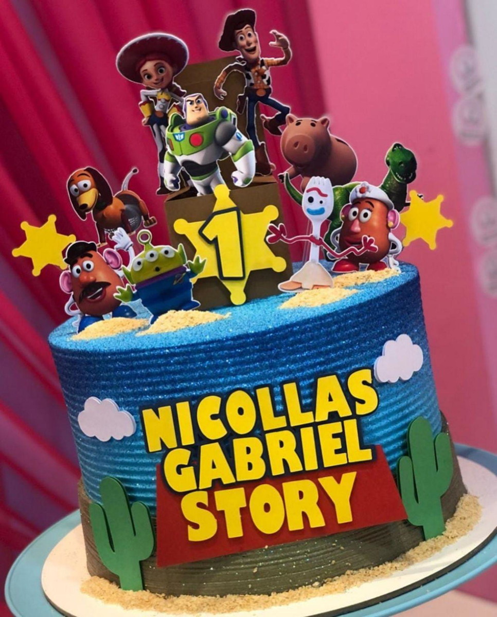 Bolo Decorado Toy Story