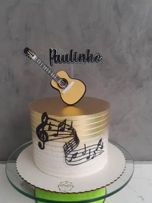 Bolo Decorado Música