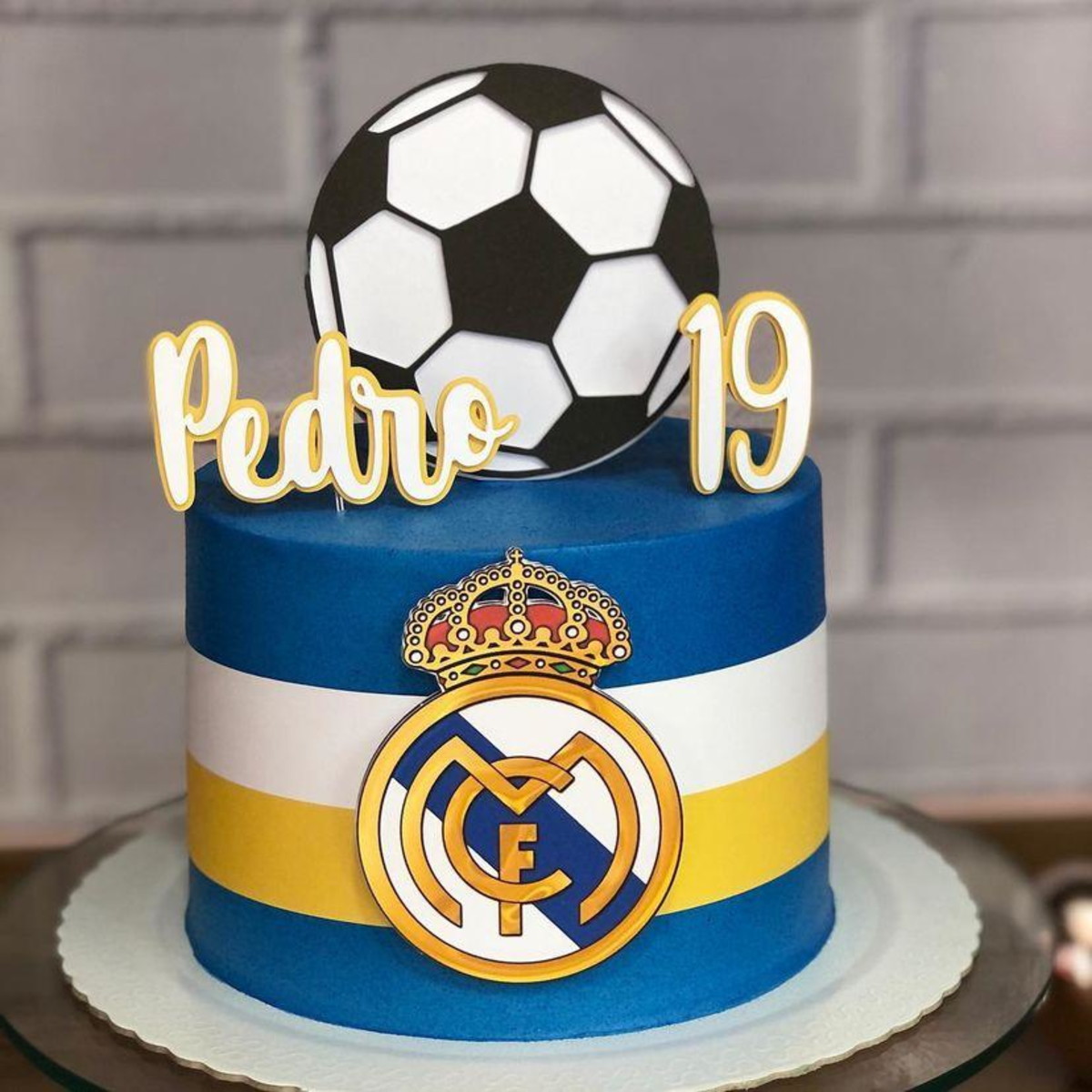 Bolo Decorado Real Madrid