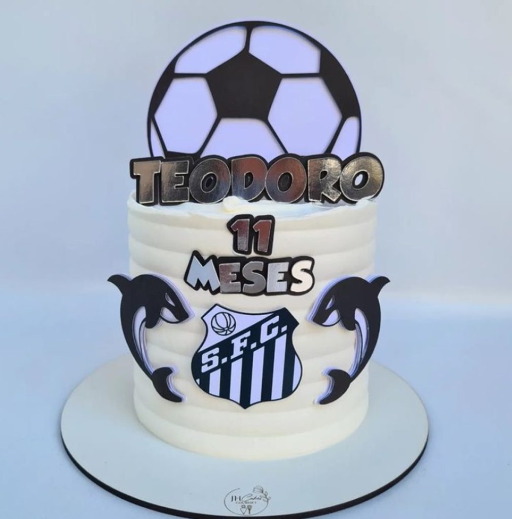 Santos Futebol Decorated Cake