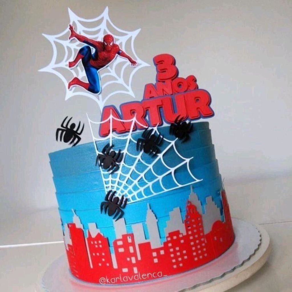 Bolo Decorado Homem Aranha