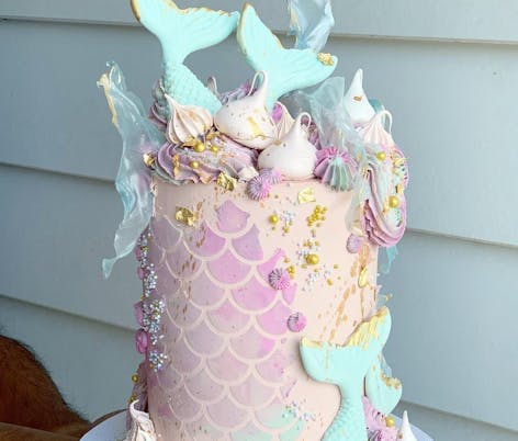 Mermaid Decorated Cake