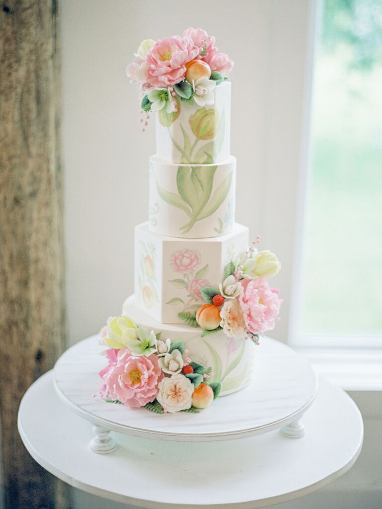 spring decorated cake