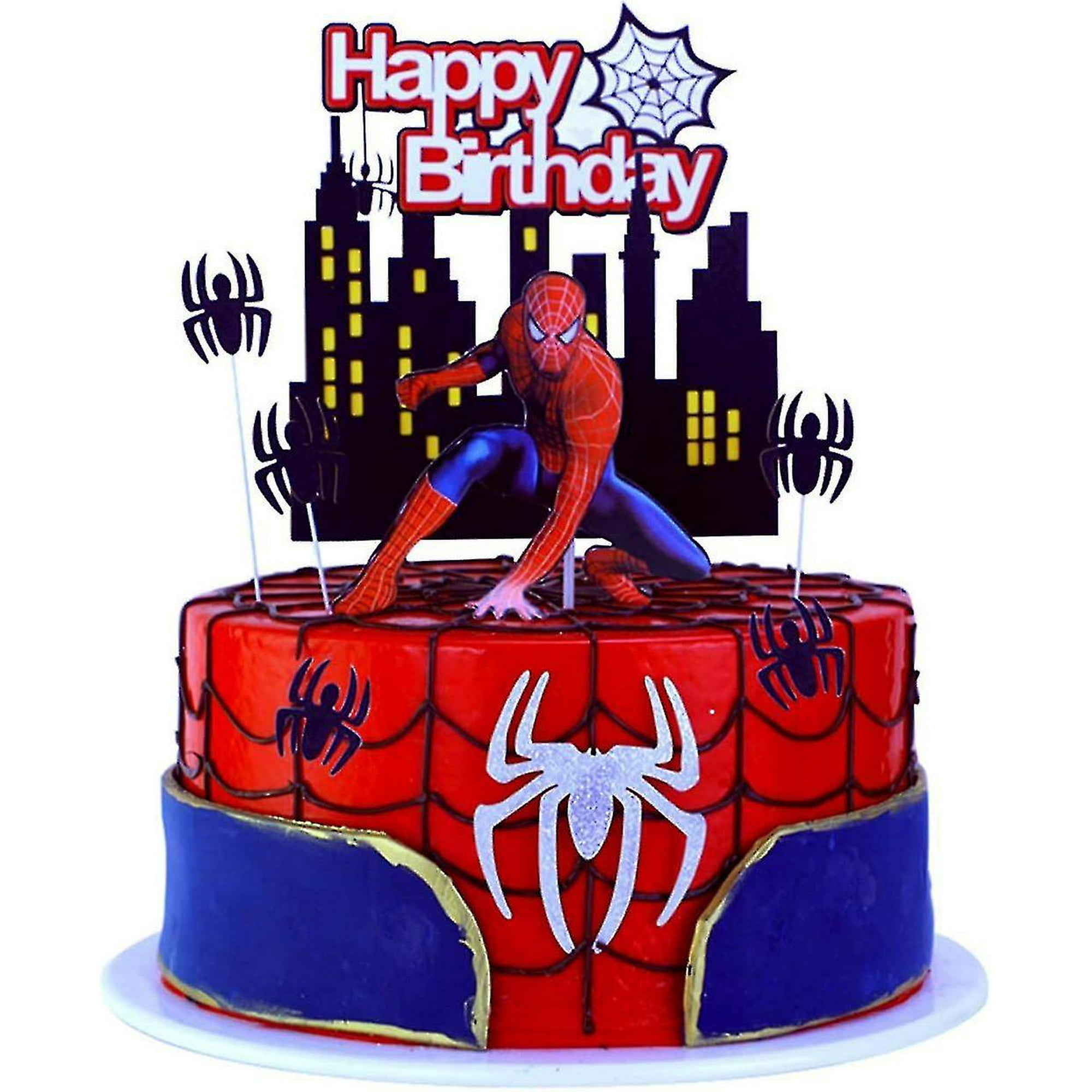 Spider Man Decorated Cake