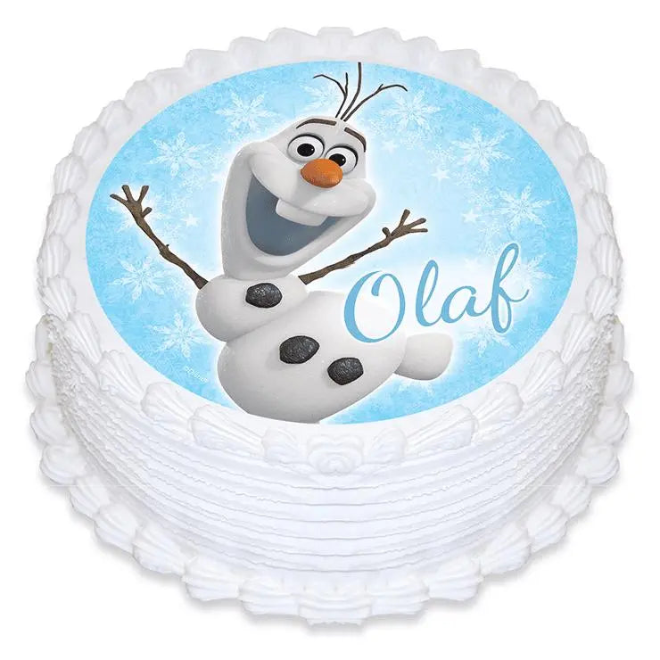 Olaf Decorated Cake