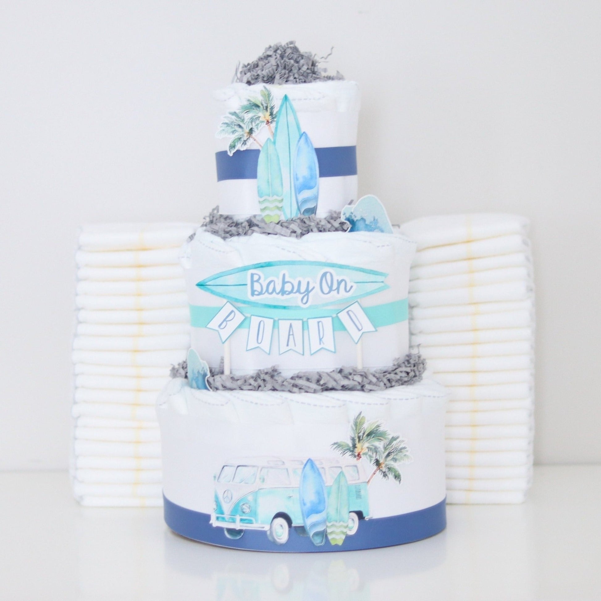 Decorated Surf Cake