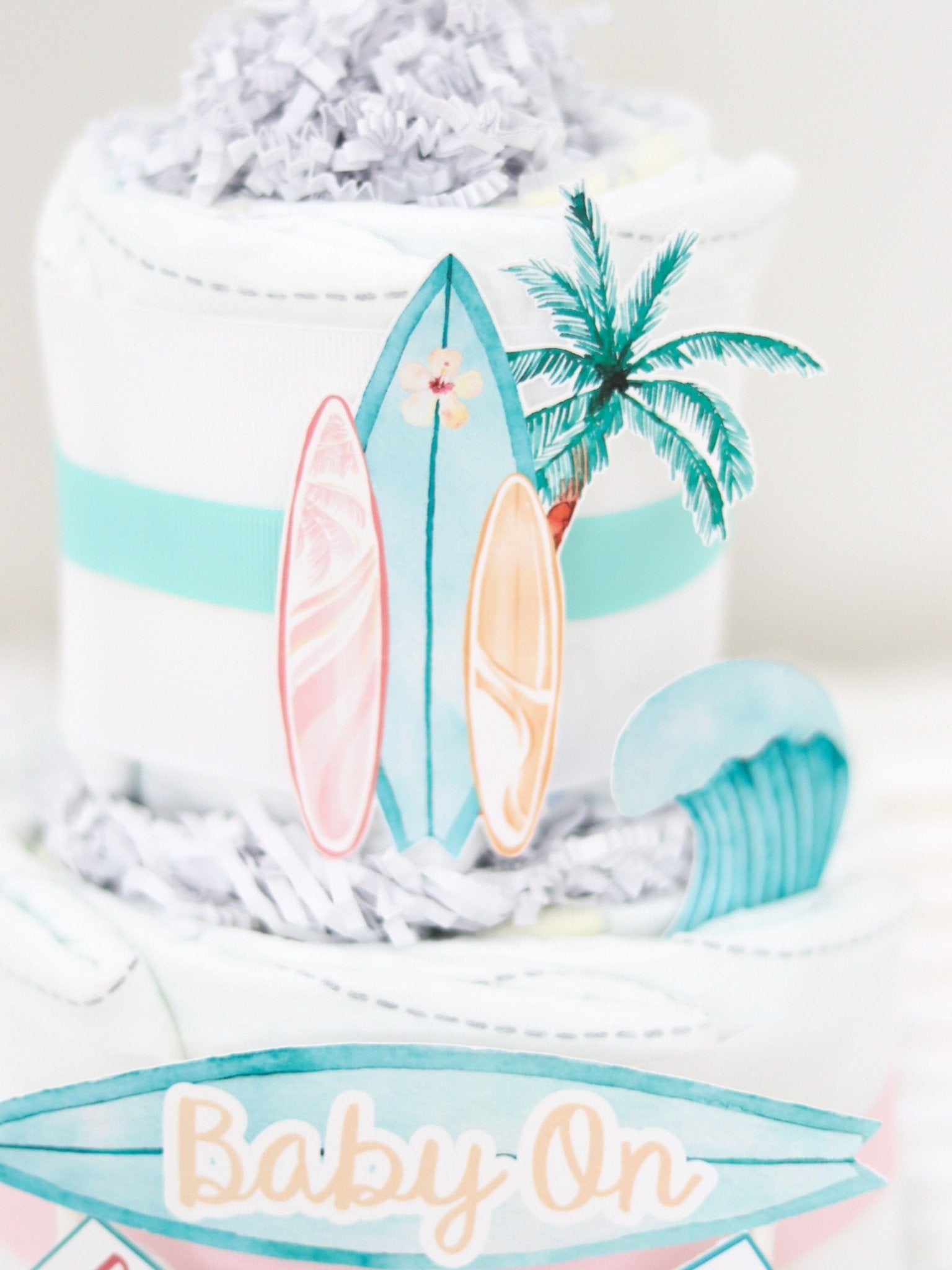 Decorated Surf Cake