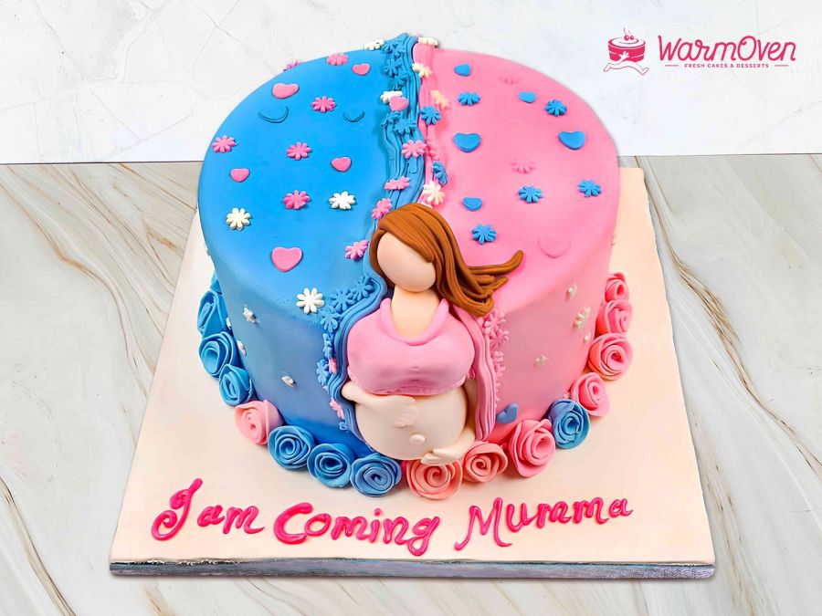 Pregnancy Decorated Cake