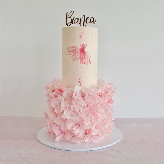 Ballerina Decorated Cake