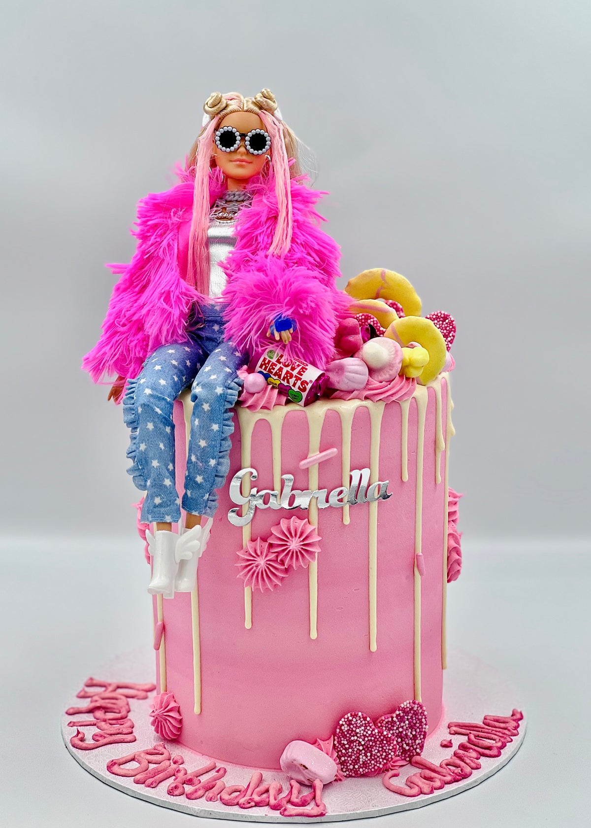 Barbie decorated cake