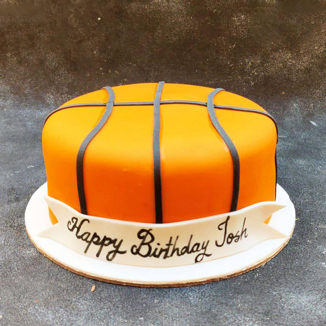 Basketball Decorated Cake