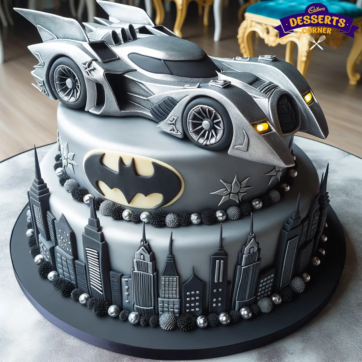 Batman decorated cake