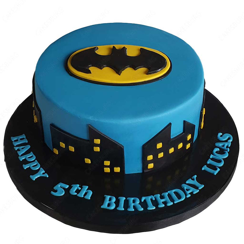 Batman decorated cake