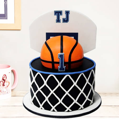 Basketball Decorated Cake