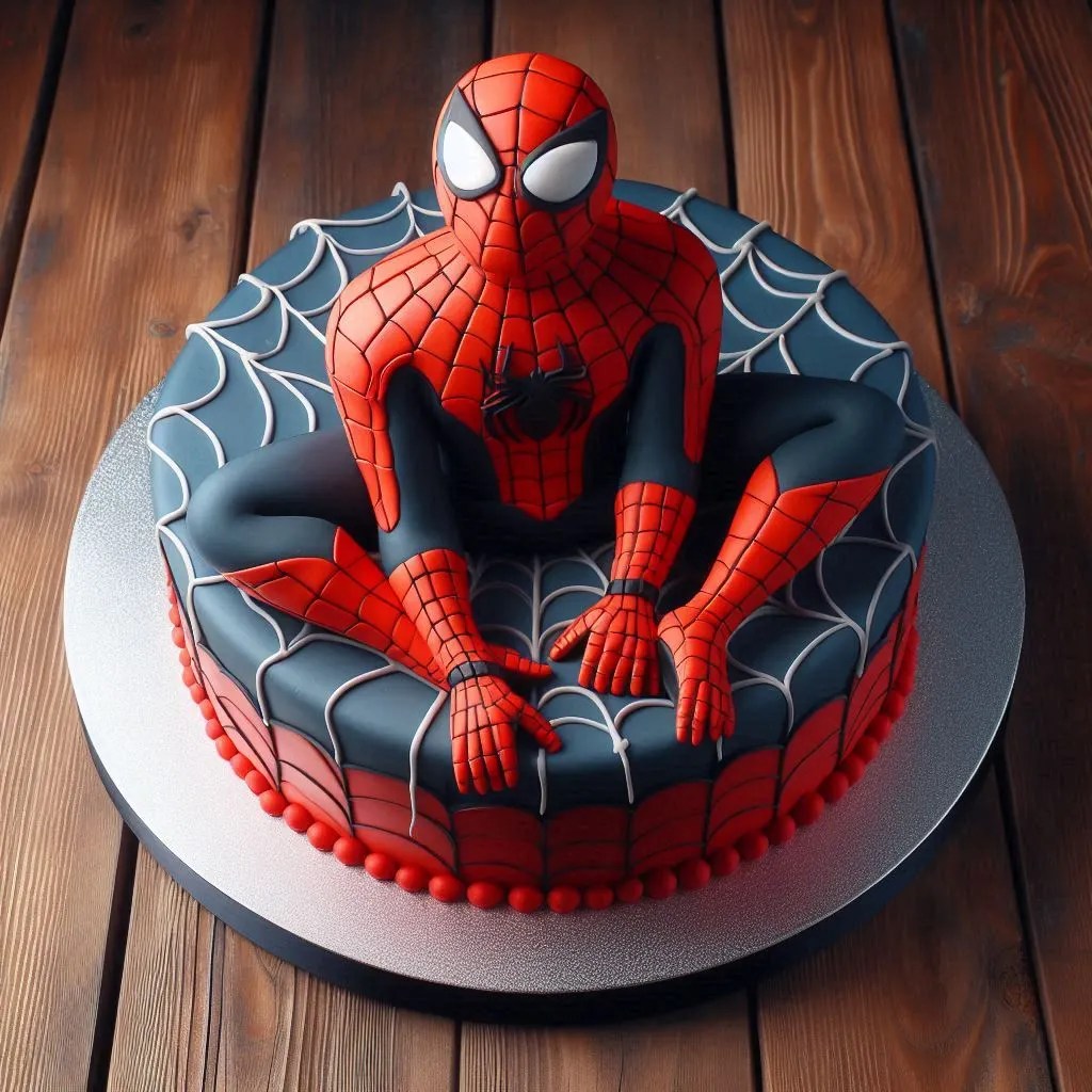 Bolo Decorado Homem Aranha