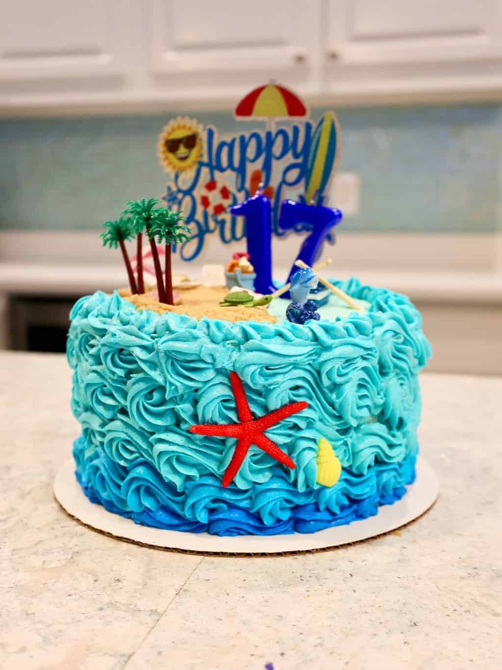 Ocean Decorated Cake