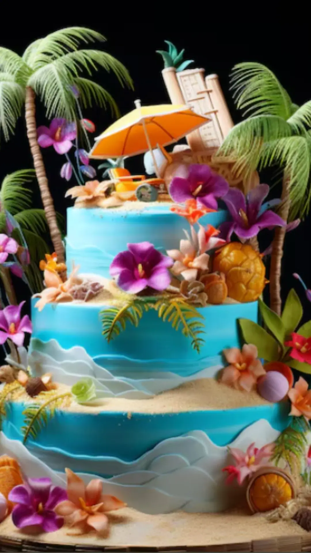 Summer Decorated Cake