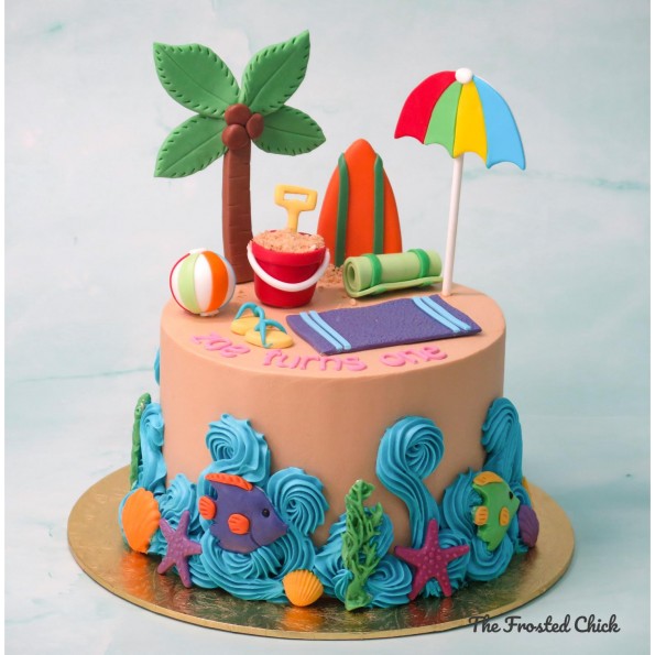 Summer Decorated Cake