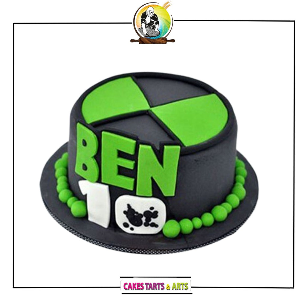 Ben 10 Decorated Cake