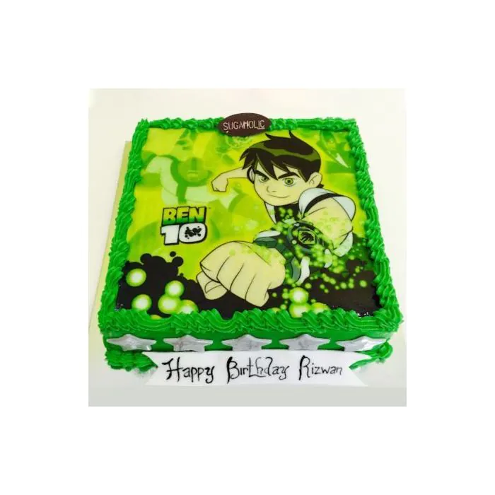 Ben 10 Decorated Cake