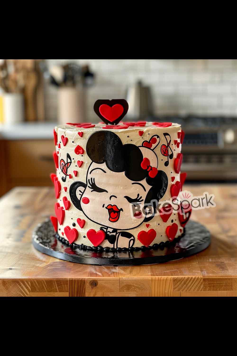 Betty Boop Decorated Cake