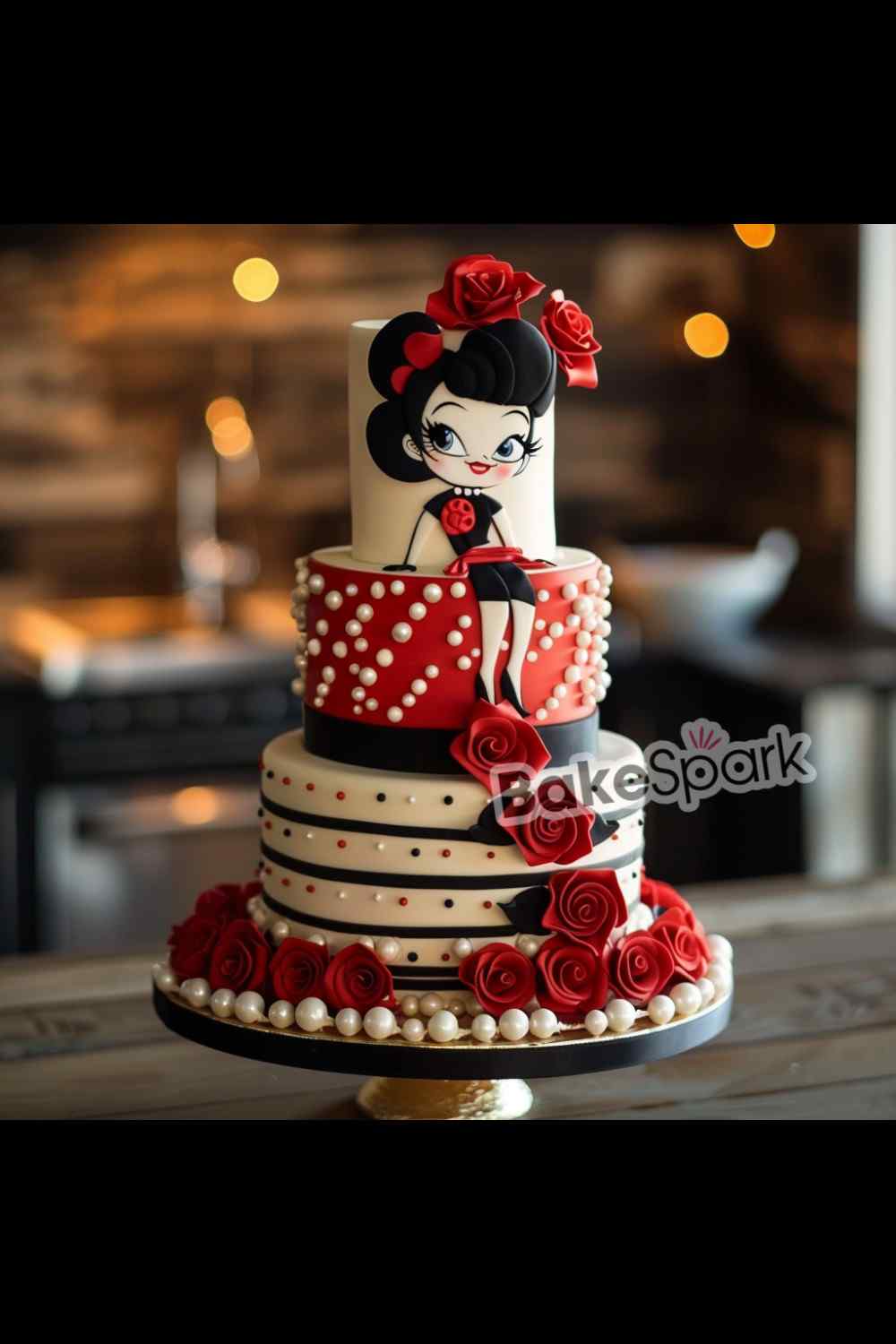 Betty Boop Decorated Cake