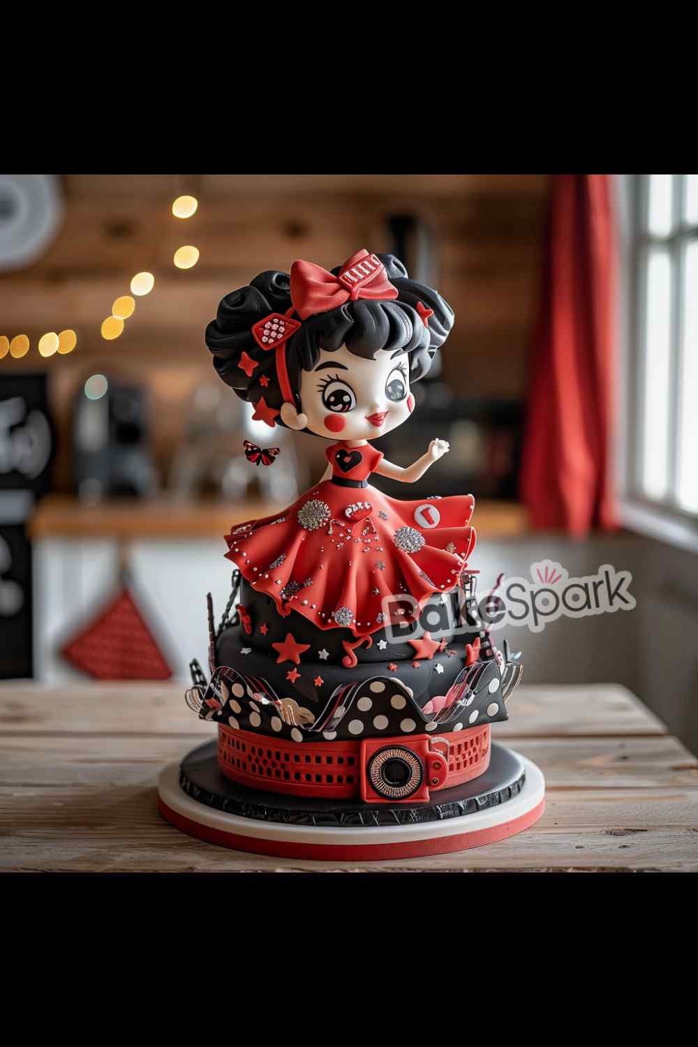 Betty Boop Decorated Cake