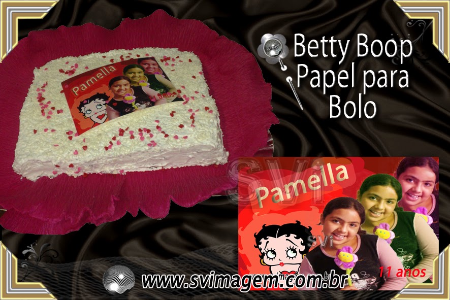 Bolo Decorado Betty Boop