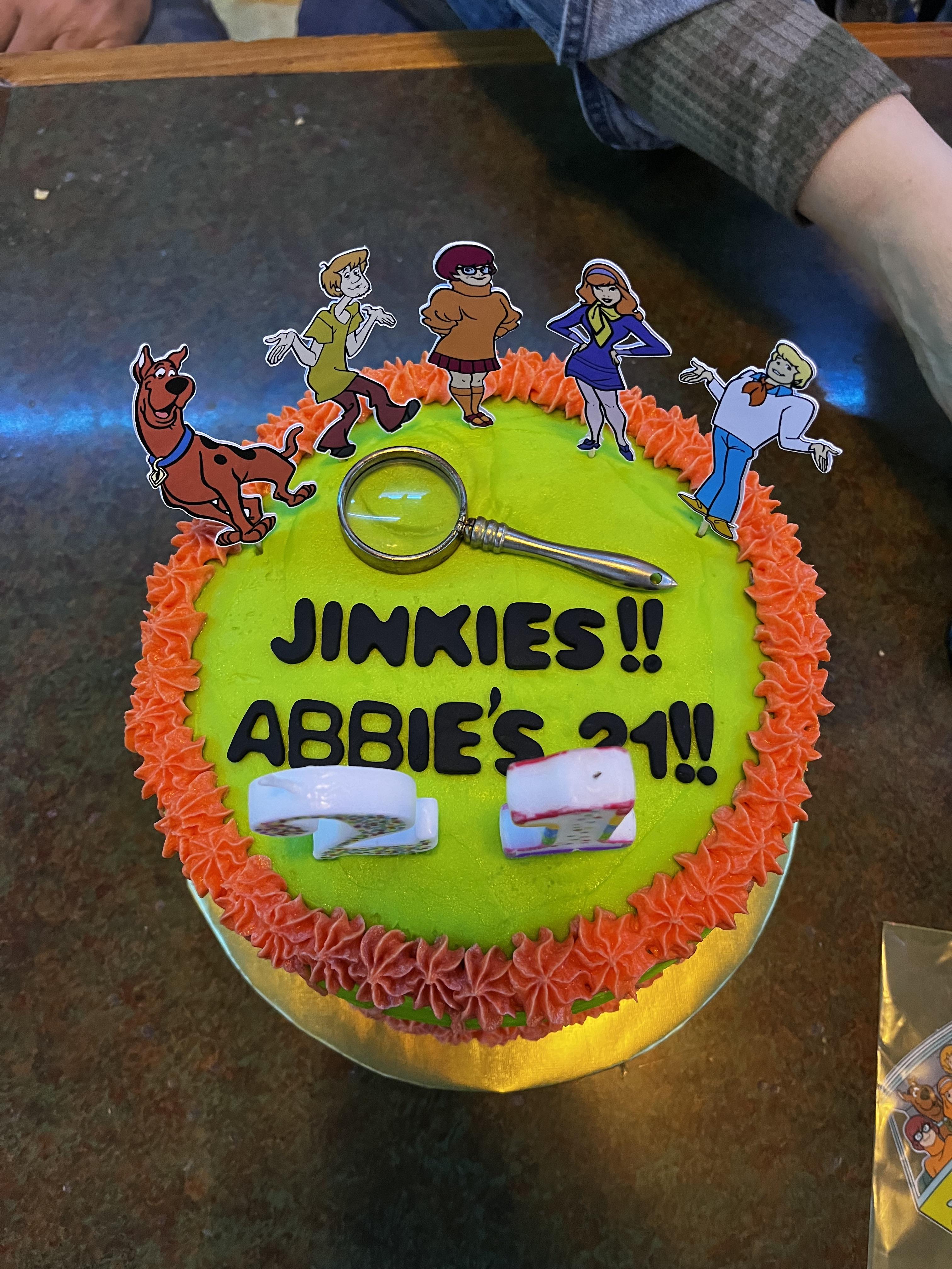 Decorated Scooby Doo Cake