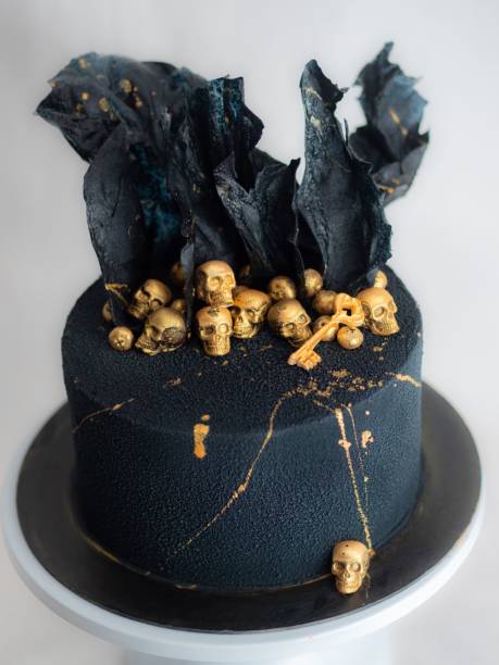 Skull Decorated Cake